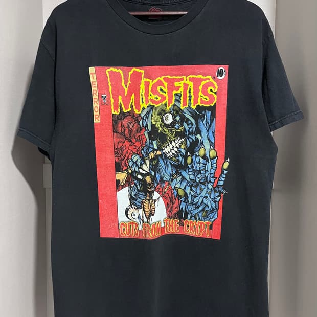 빈티지 00s 2001 Misfits Pushead 미스핏츠 밴드 티셔츠