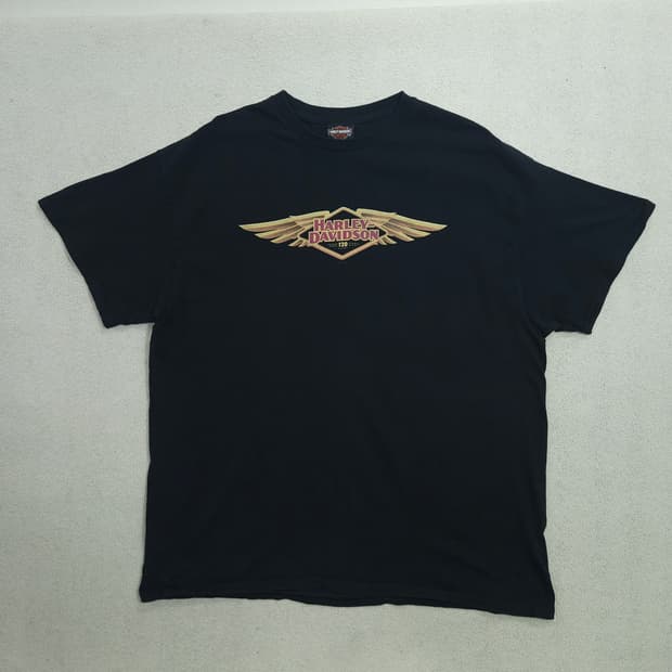 할리데이비슨 반팔티 블랙