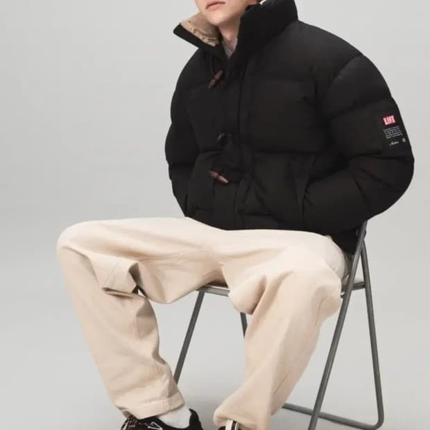 라이프 아카이브 더플 다운 숏패딩