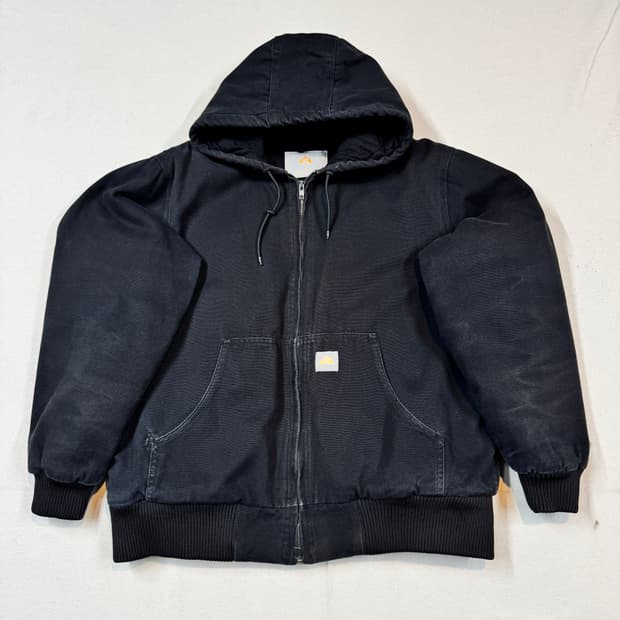 M) USA 워크웨어 덕 캔버스 액티브 자켓 블랙