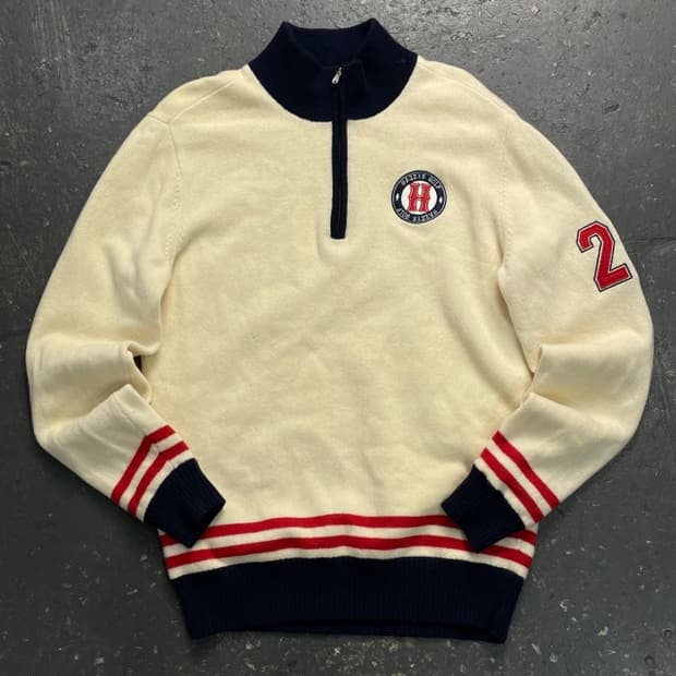 95 헤지스 골프 방풍 니트 