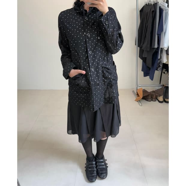 빈티지 도트 자켓