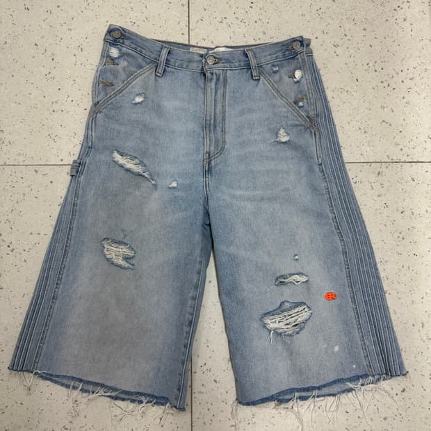 ERL x Levis 리바이스 데님 쇼츠 30,34,36 
