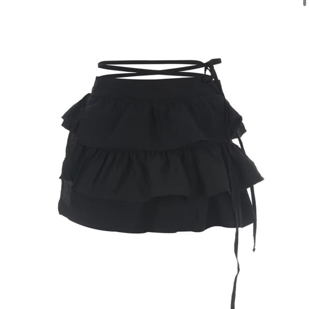 Wsc아카이브 Dual Layer 2-way wrap skirt 002