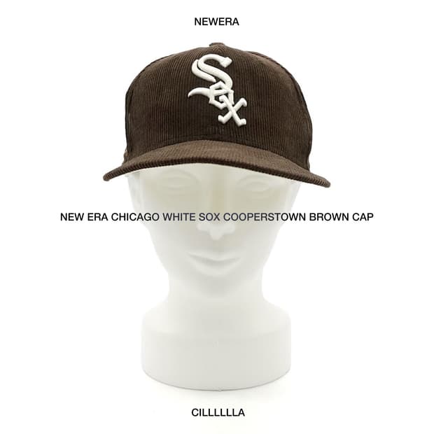 NEW ERA 뉴에라 시카고 화이트삭스 쿠퍼스타운 브라운 모자