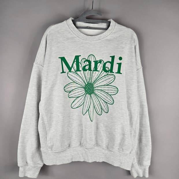 [무료배송]마르디 메크르디 플라워마르디 맨투맨