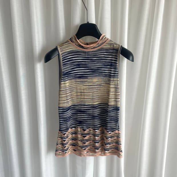 Missoni knit sleeveless top