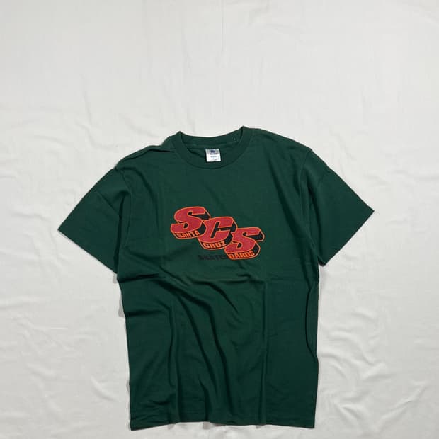90‘s 산타크루즈 스케이트보드 santa cruz scs 반팔티