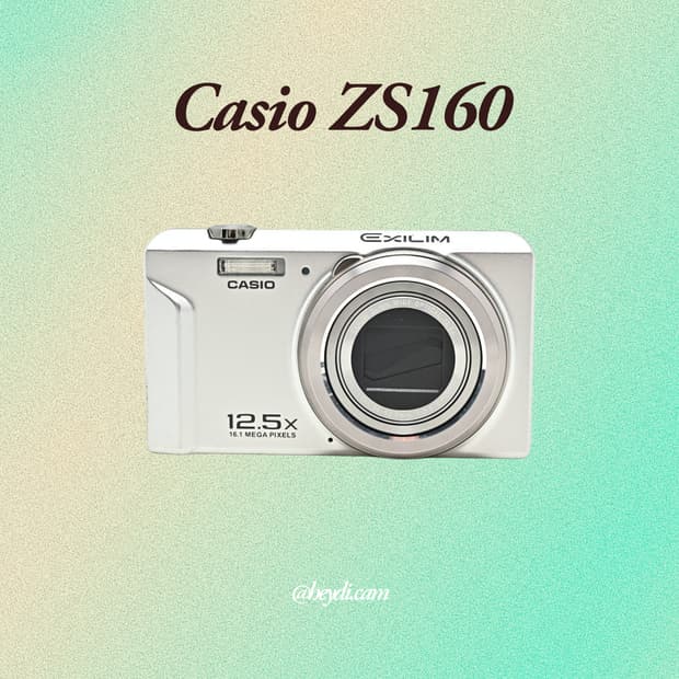 (입문용 1등) 카시오 EX-ZS160 실버(Casio EX-ZS160)