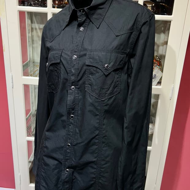 true religion shirt 트루릴리전 발굽 로고 셔츠