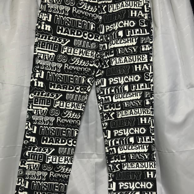 슈프림 히스테릭 글레머 팬츠