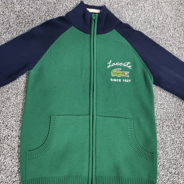 라코스테 니트 집업