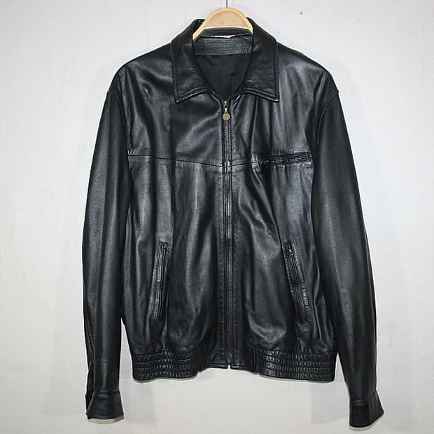 BALLY 발리 블렉 레더자켓(우리100 ~105)