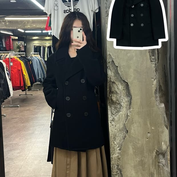 폴로 랄프로렌 코트 블랙 M #csz2301