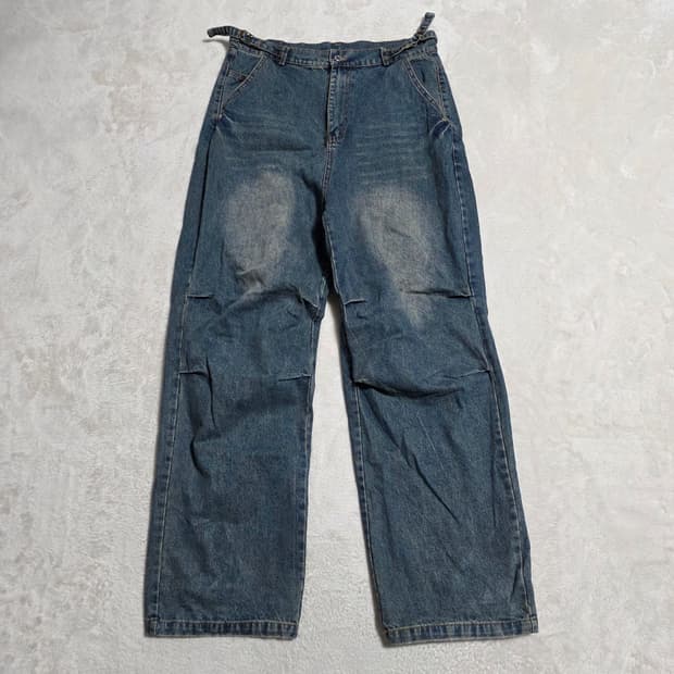 (L)투레빗 빈티지 워싱 데님 팬츠
