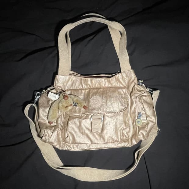 Kipling 키플링 골드 숄더백
