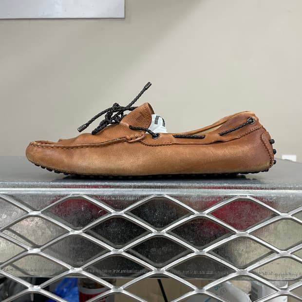 토즈 드라이빙 슈즈 브라운 7.5