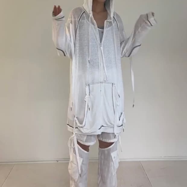 샵페어리 팬츠 (화이트)