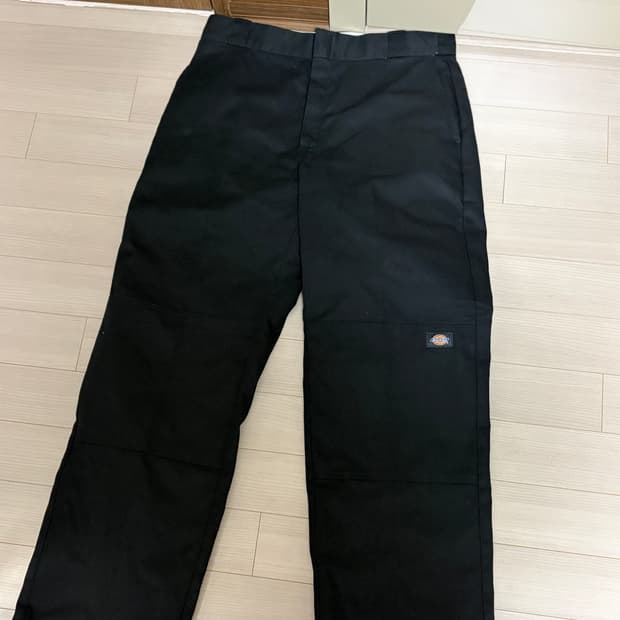 더블니 85283 루즈핏 워크팬츠 Black 34사이즈