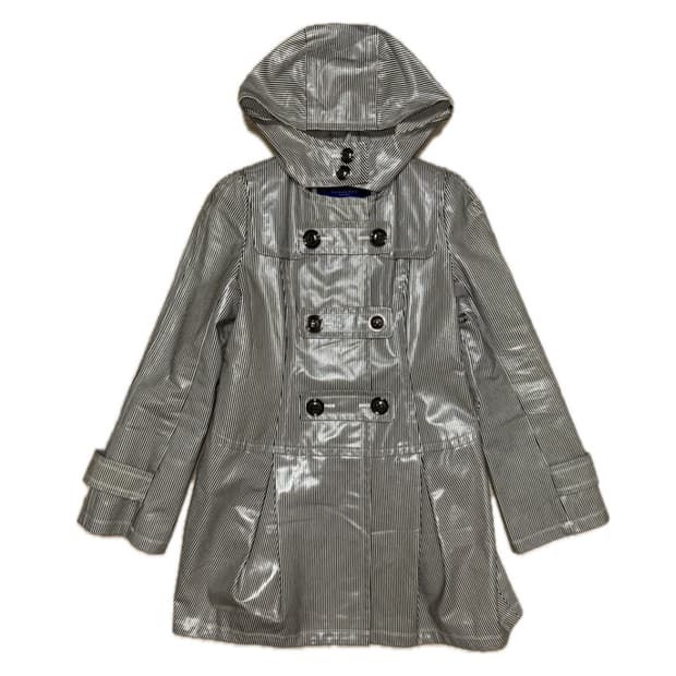 빈티지 버버리 우비 / 스트라이프 패턴 / 일본 현지 구매