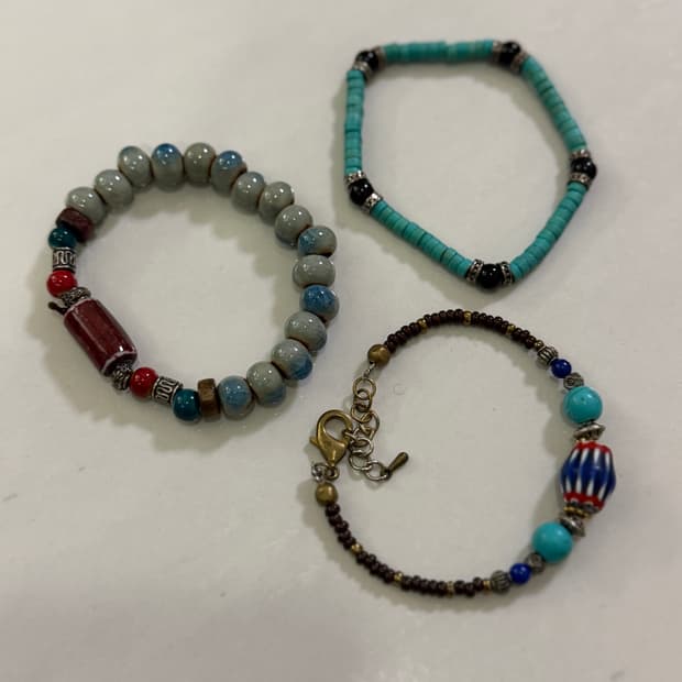 빈티지 레이어드 팔찌 3종