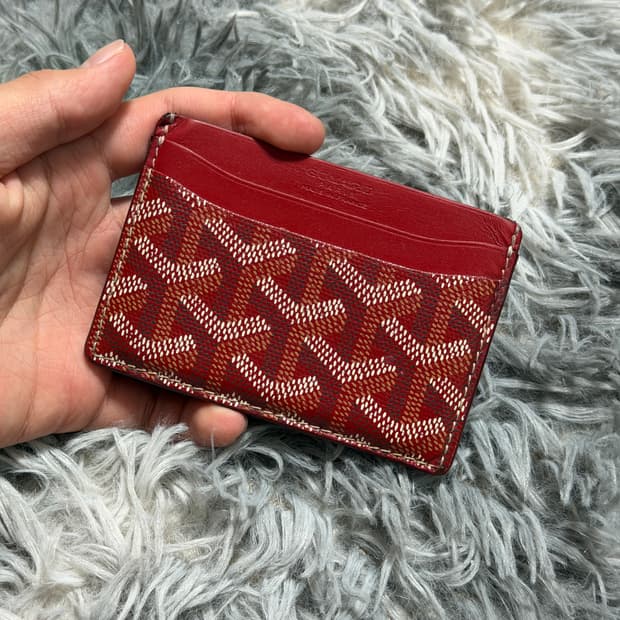 고야드 생쉴피스 스페셜레드 카드지갑