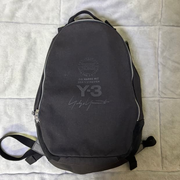y-3 요지야마모토 백팩 블랙