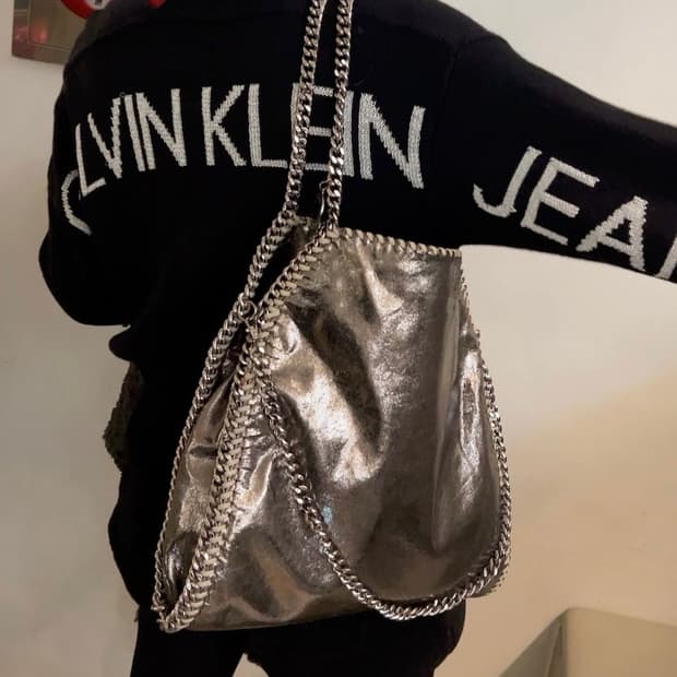 Stella McCartney 스텔라 맥카트니 토트백 은색