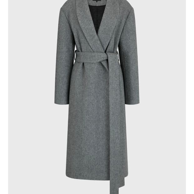 (새제품) 31THE 숄카라 펠트 코트 31쇼룸 누빔코트 (98만)