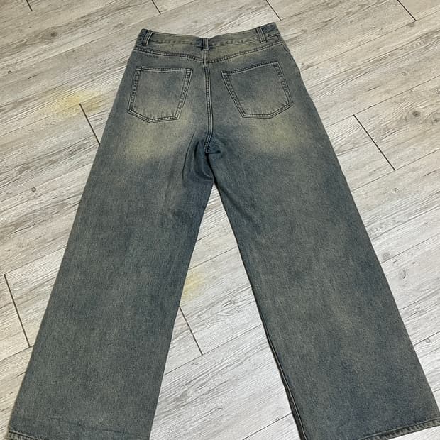 비바스튜디오 와이드 데님 블루 S