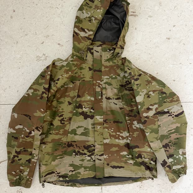 [M-R] 미군 멀티캠 고어텍스 팩라이트 자켓 LEVEL6