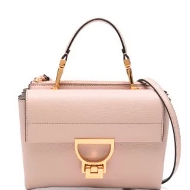 Coccinelle 코치넬레 핑크 아를레티스 스몰 토트백
