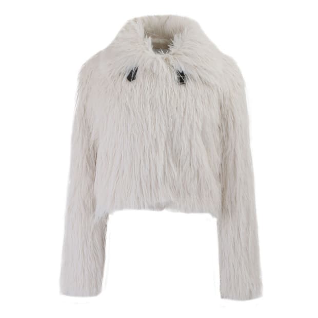 킴서울 플러피 롱헤어 퍼자켓