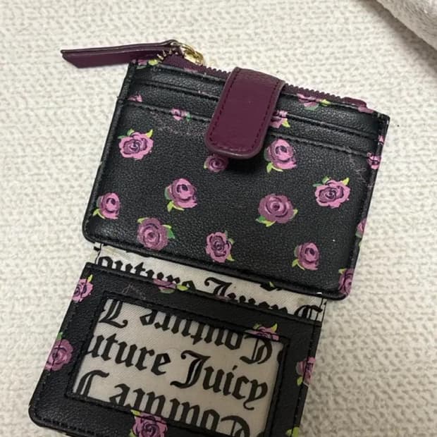 쥬시꾸뛰르 blooms at night 빈티지 지갑