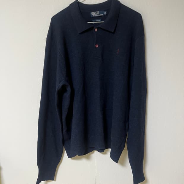 폴로 랄프로렌 램스울 pk 카라니트 xxl