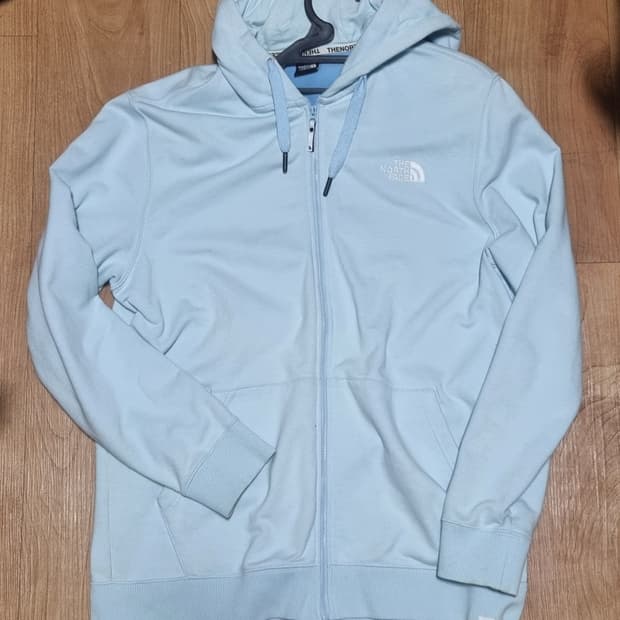 빈티지 노스페이스 스카이블루 후드집업 105 XL