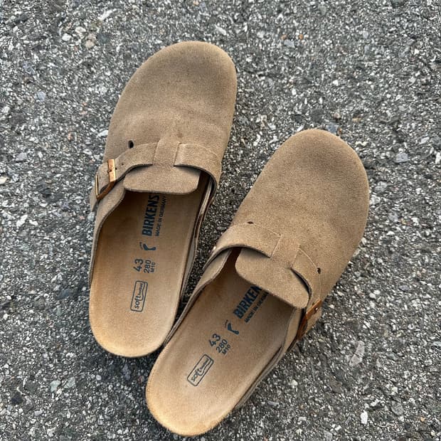 Birkenstock Boston Soft Footbed Taupe