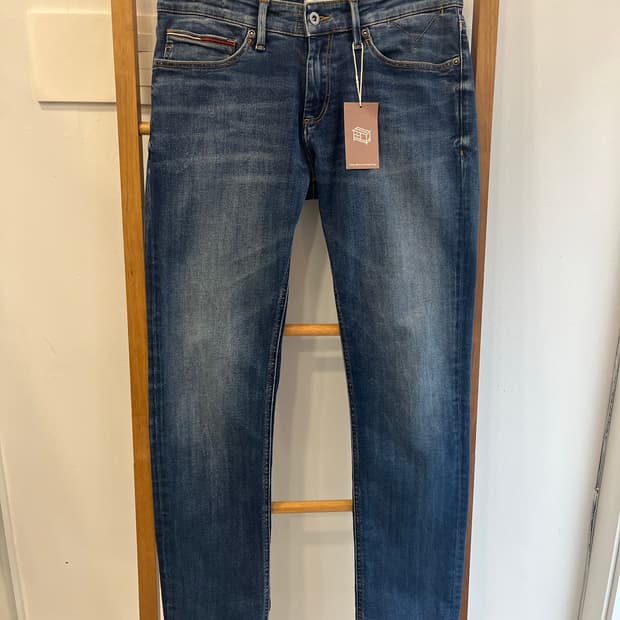 타미힐피거 SCANTON 슬림핏 데님 / 다크워싱 스트레치 청바지