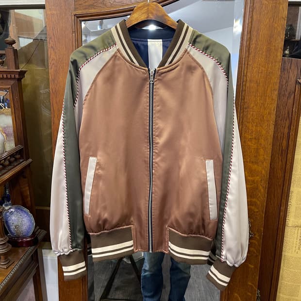 언티지 리버시블 자켓