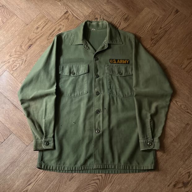 [L]60's 오리지널 U.S ARMY OG-107 밀리터리 셔츠