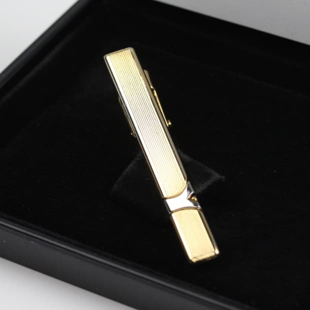 입생로랑 A-등급 5cm y모티브 남자 명품 넥타이핀