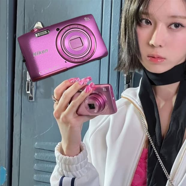 윈터 지젤 디카 니콘 쿨픽스 s3600 