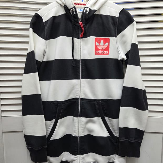 아디다스 트레포일 롱 집업