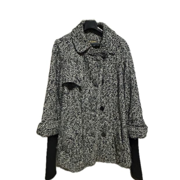 Marvin Richards New York 헤링본 코트S