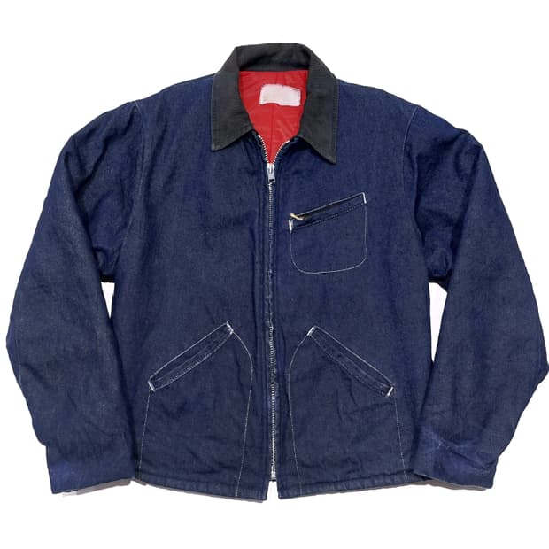 key 80s 데님 하프벨트 워크자켓 44 (105)