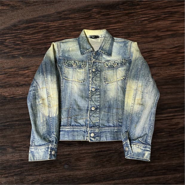 00’s Diesel cropped denim jacket 