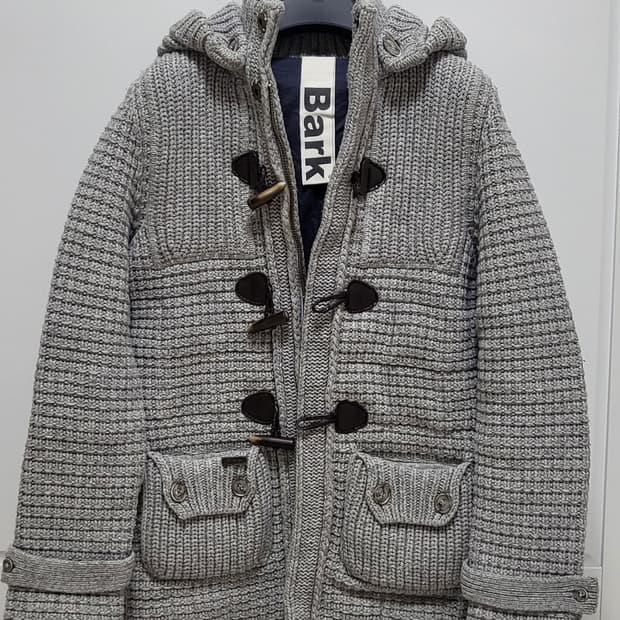 Bark 니트 더플 코트