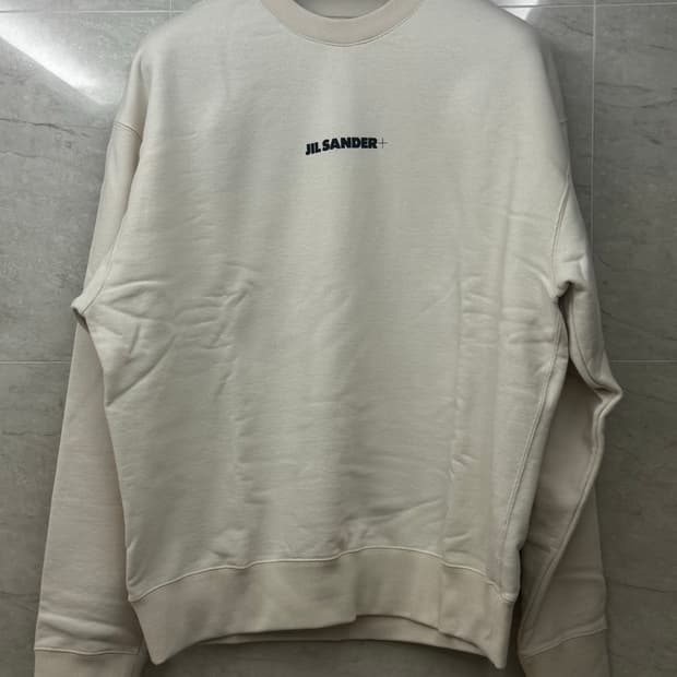 [남성] 질샌더 로고 스웻셔츠