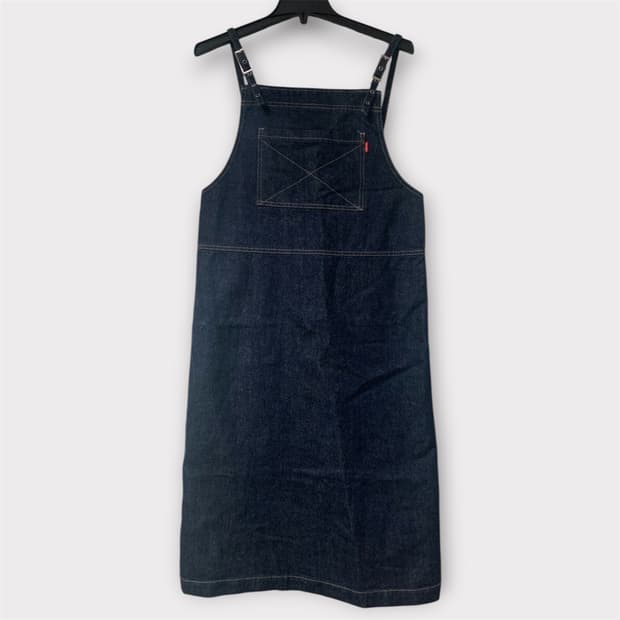 일본 멜빵 데님원피스