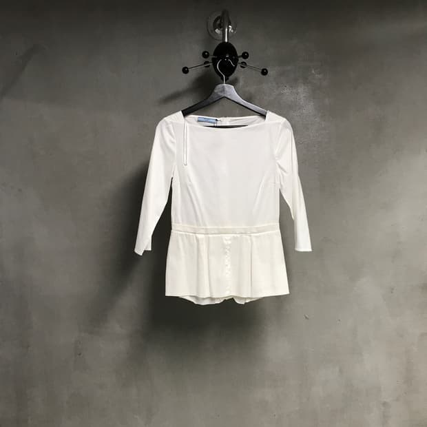 프라다 셔츠 화이트 38S(W)